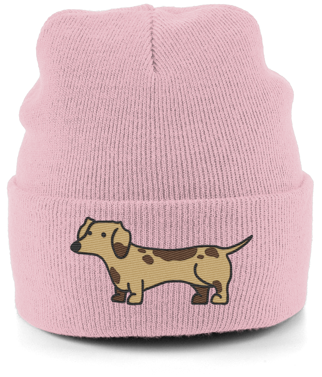 Chocolate Dapple Dachshund Beanie