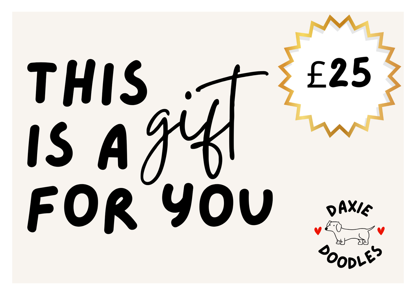 Daxie Doodles Gift Card