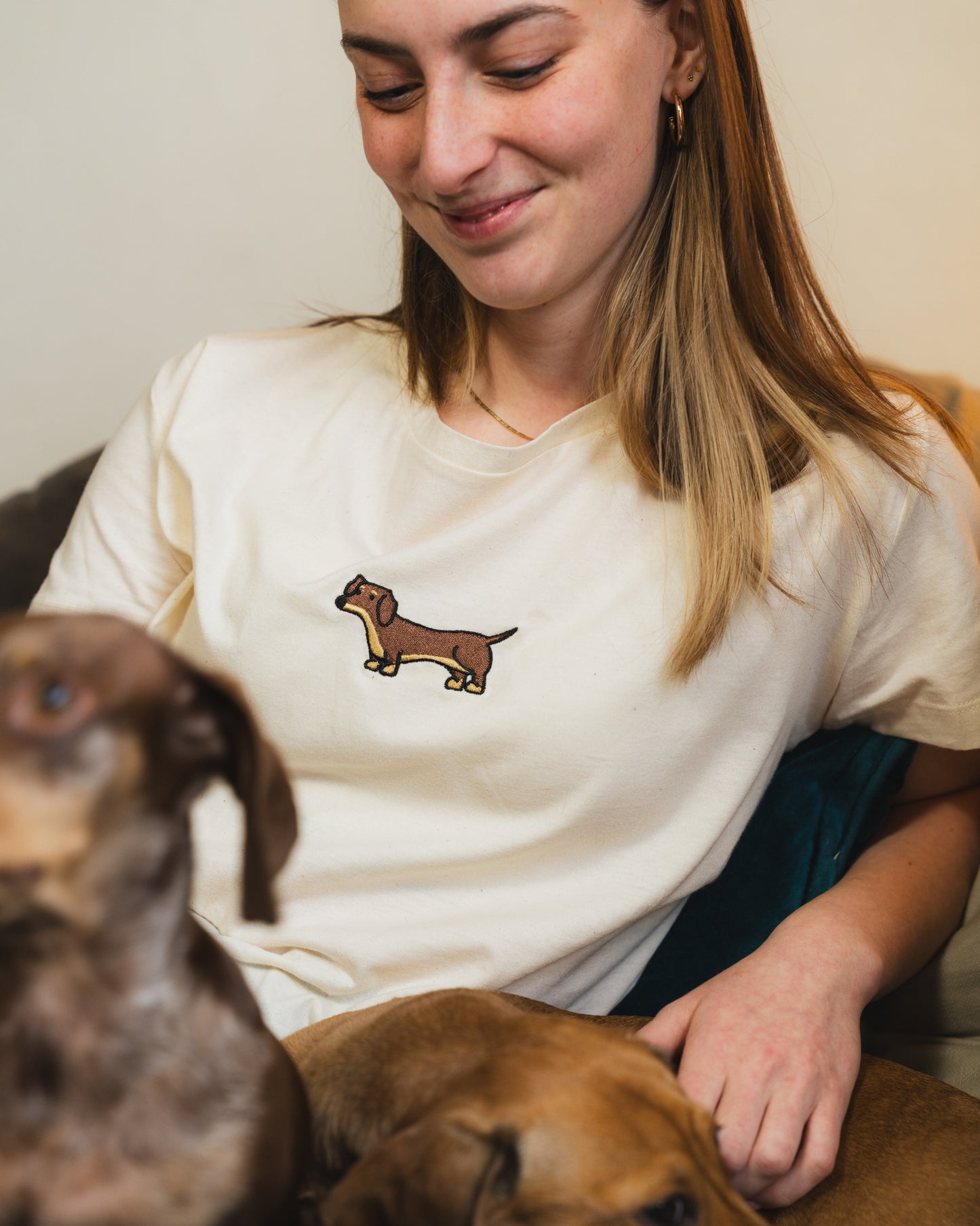 Brown and Tan Dachshund T Shirt