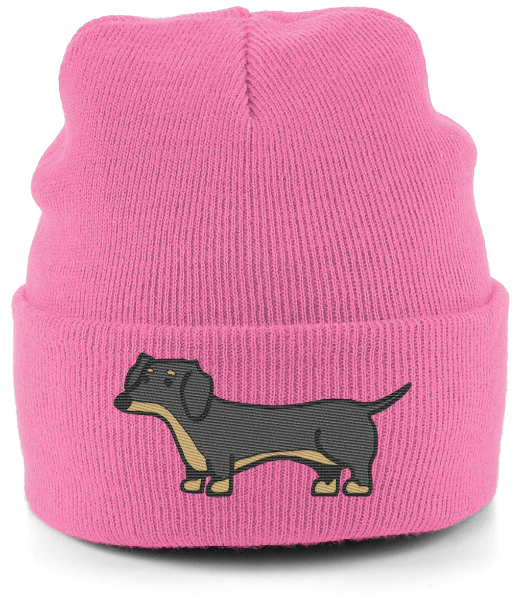 Black & Tan Dachshund Beanie