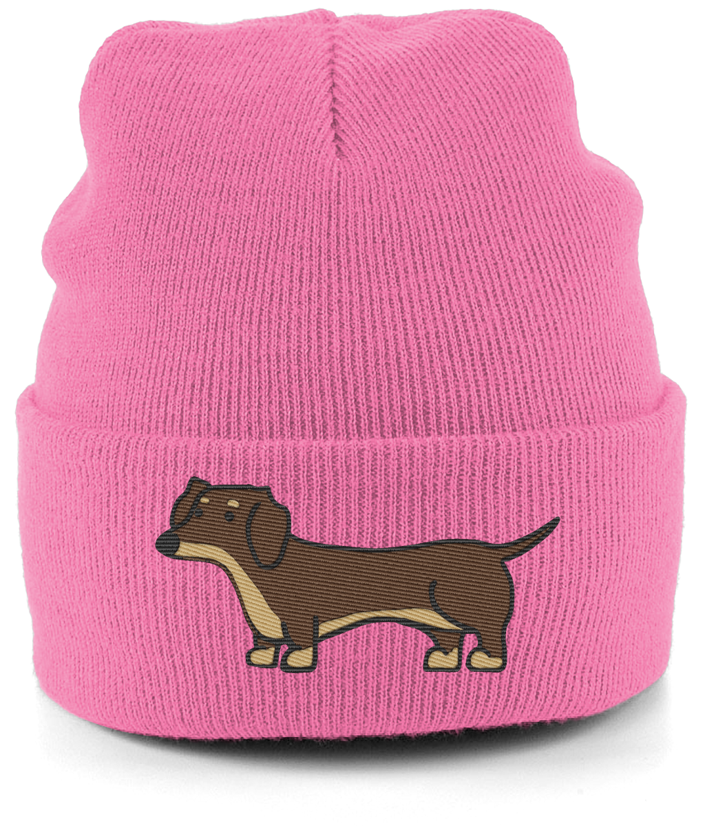 Brown and Tan Dachshund Beanie