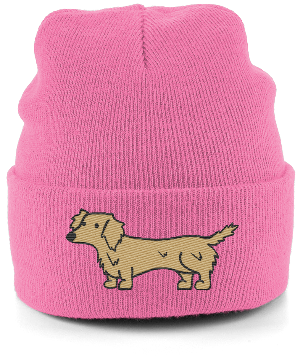 Cream Longhair Dachshund Beanie