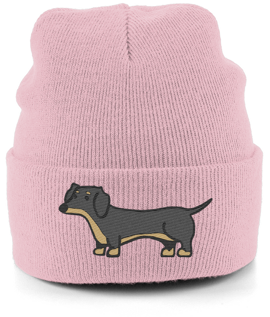 Black & Tan Dachshund Beanie