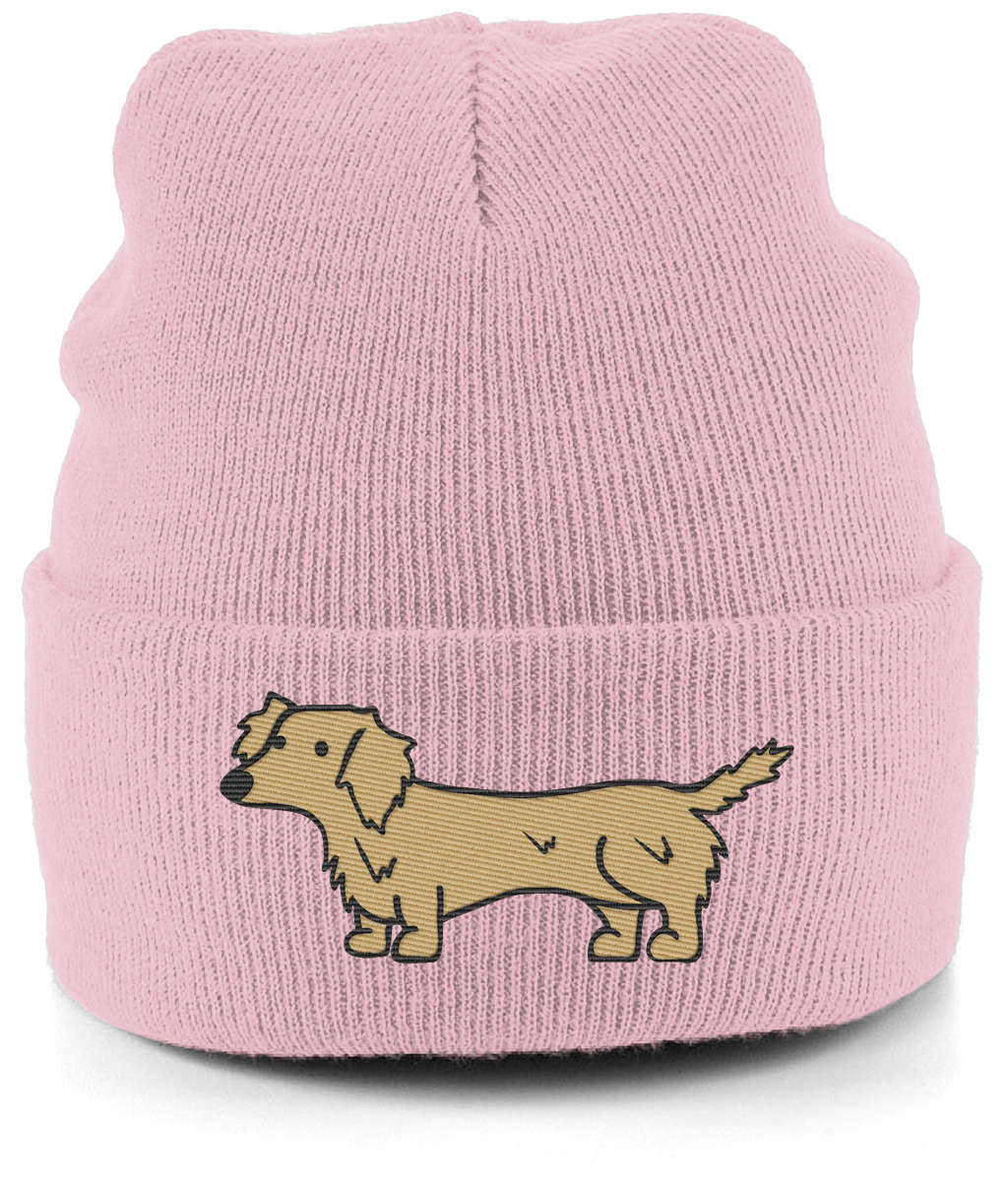 Cream Longhair Dachshund Beanie